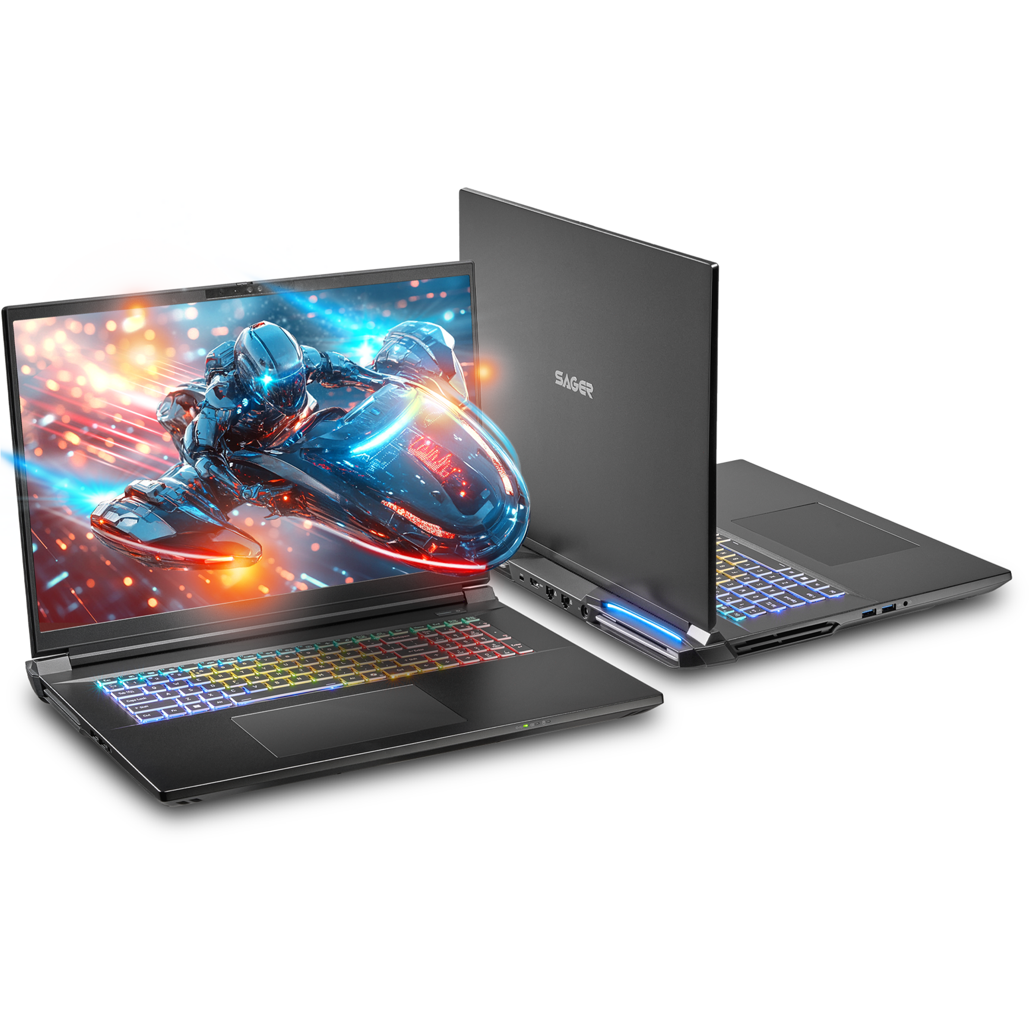 SAGER NP9581T (Clevo X580WNT-G) Gaming Laptop
