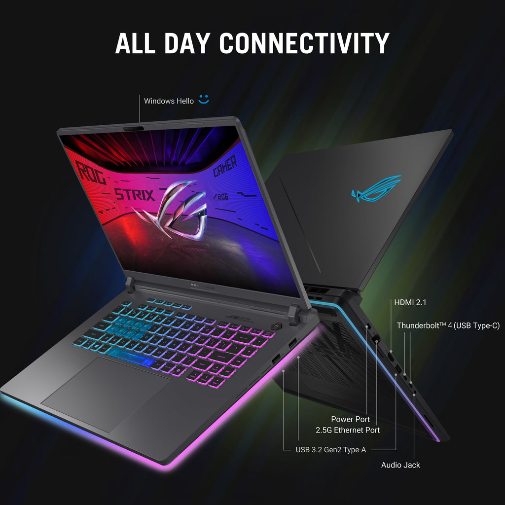 ASUS ROG Strix G16 G615JHR-DS74 — RTX 5050, Core i7-14650HX, 16GB, 1TB