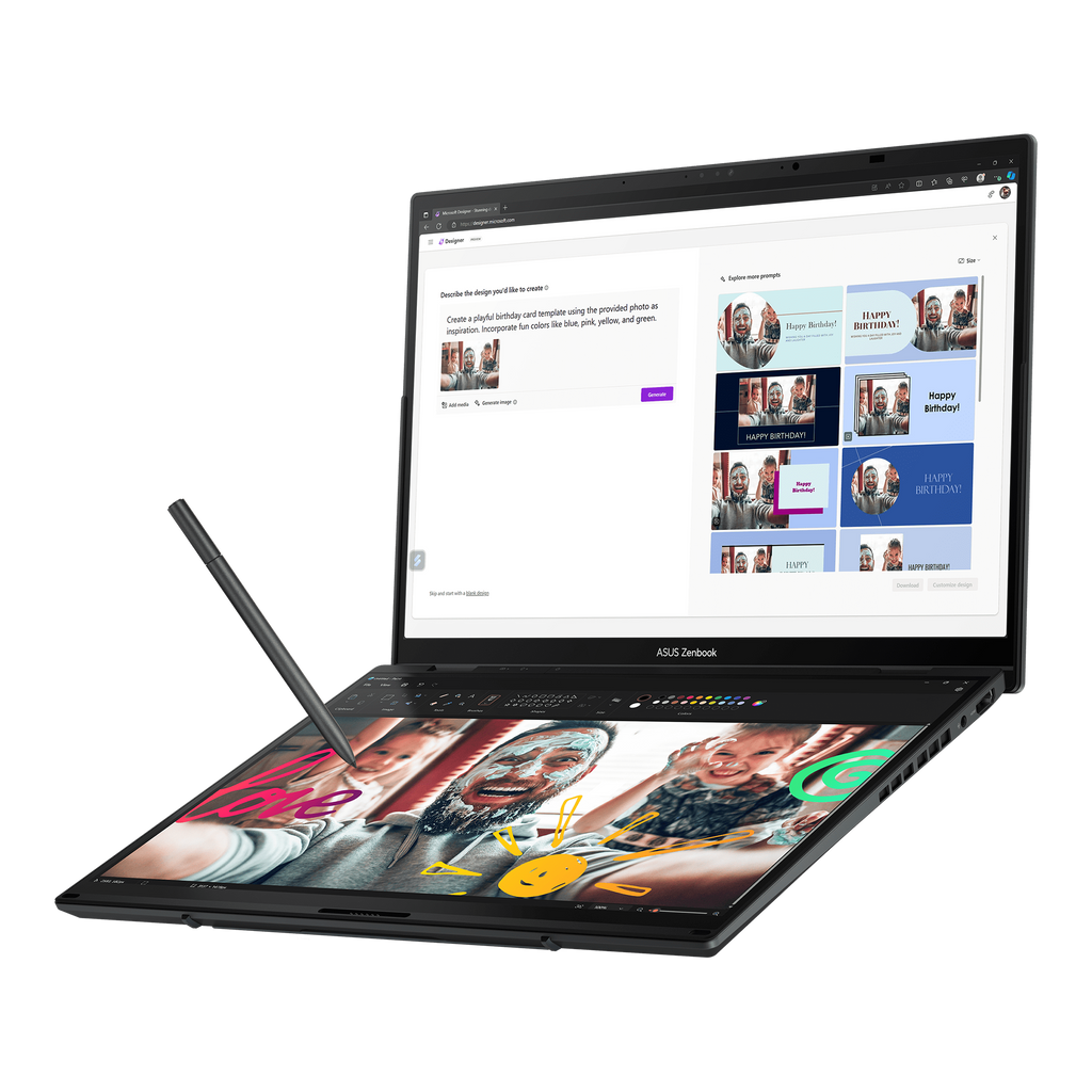 ASUS Zenbook Duo UX8406CA-PS99T Dual-Touchscreen Laptop
