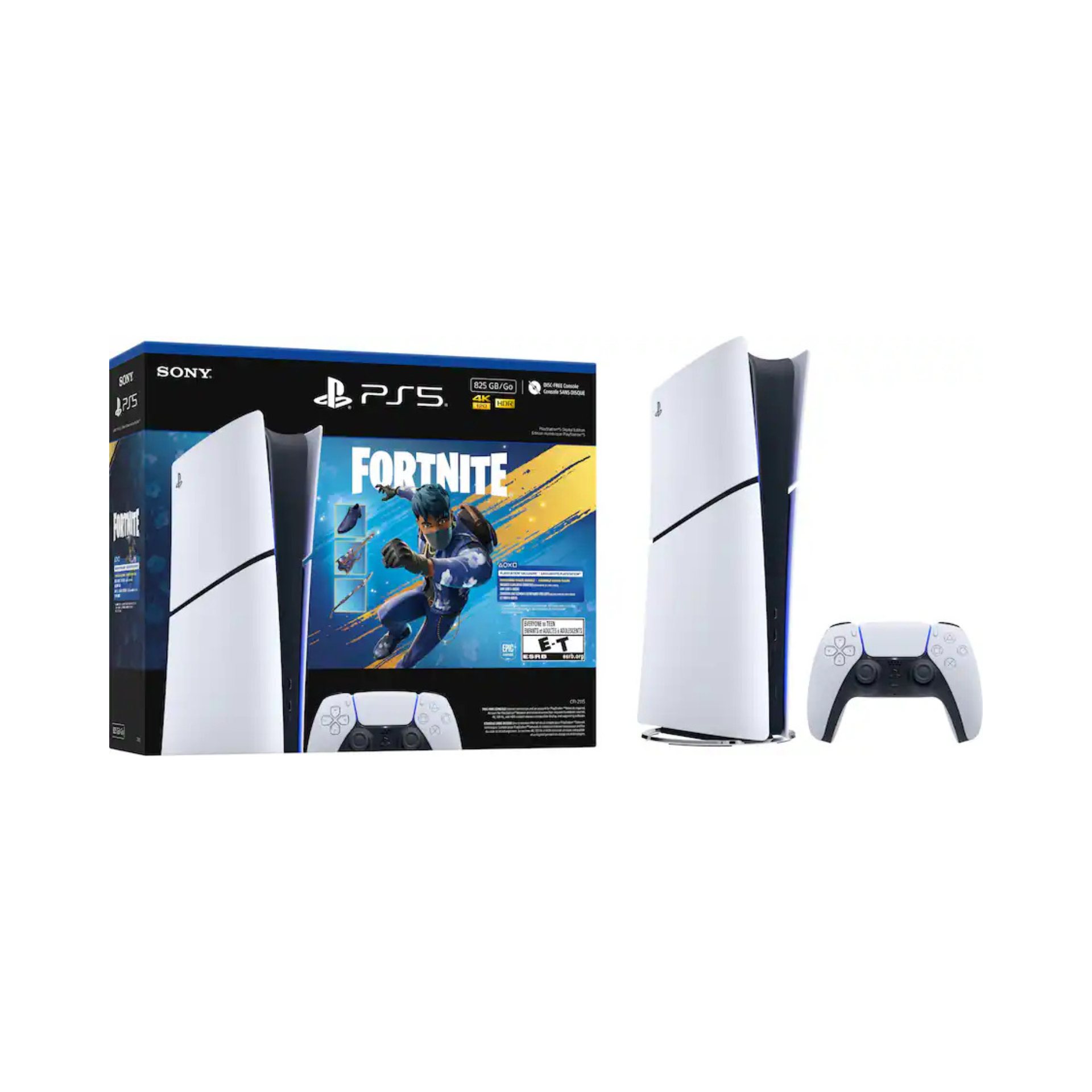 Playstation 5 Slim - Digital Console - Fortnite Bundle